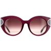 Salvatore Ferragamo Cat-Eye^Sunglasses SF840SA 500 Violet Brown Wine Gradient