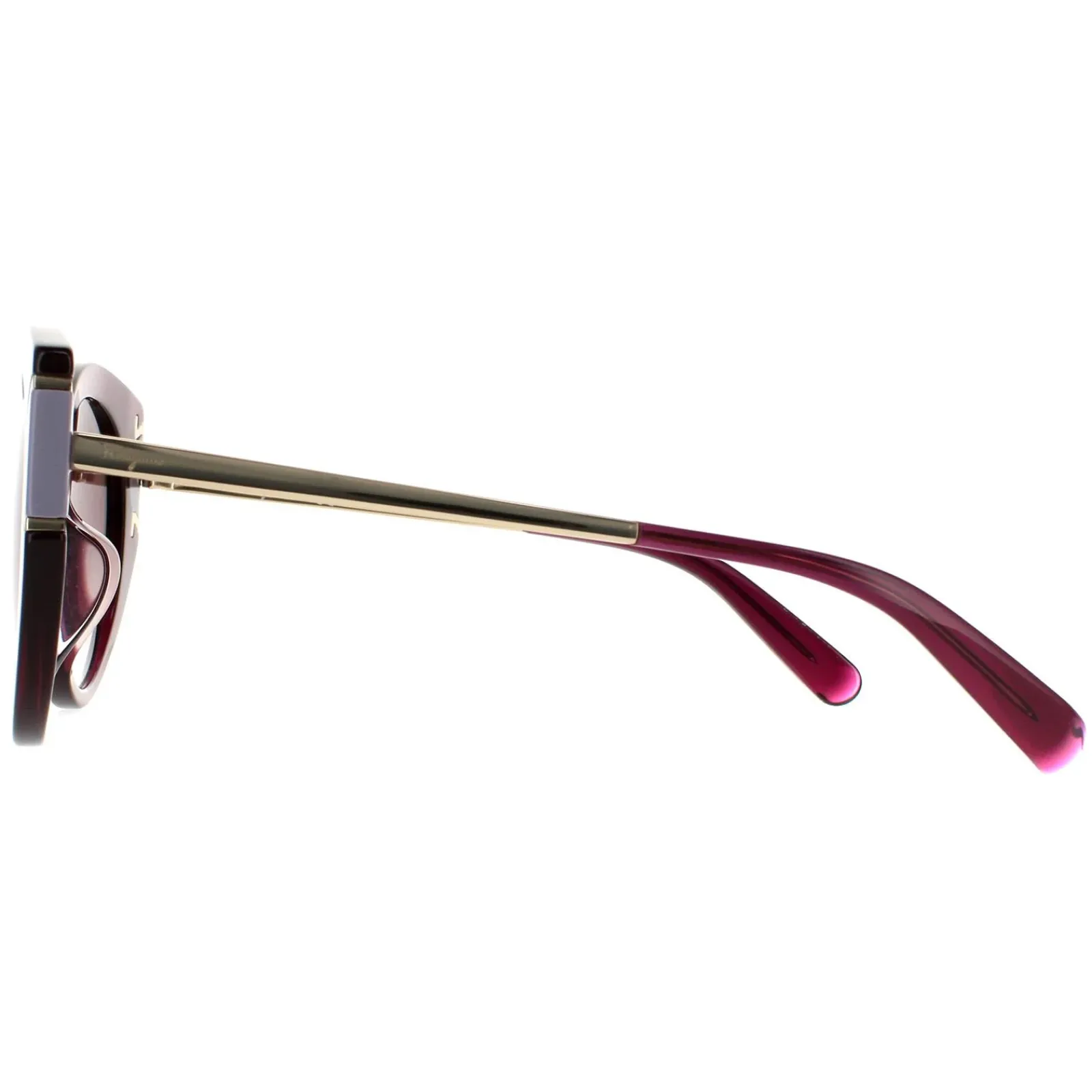 Salvatore Ferragamo Cat-Eye^Sunglasses SF840SA 500 Violet Brown Wine Gradient