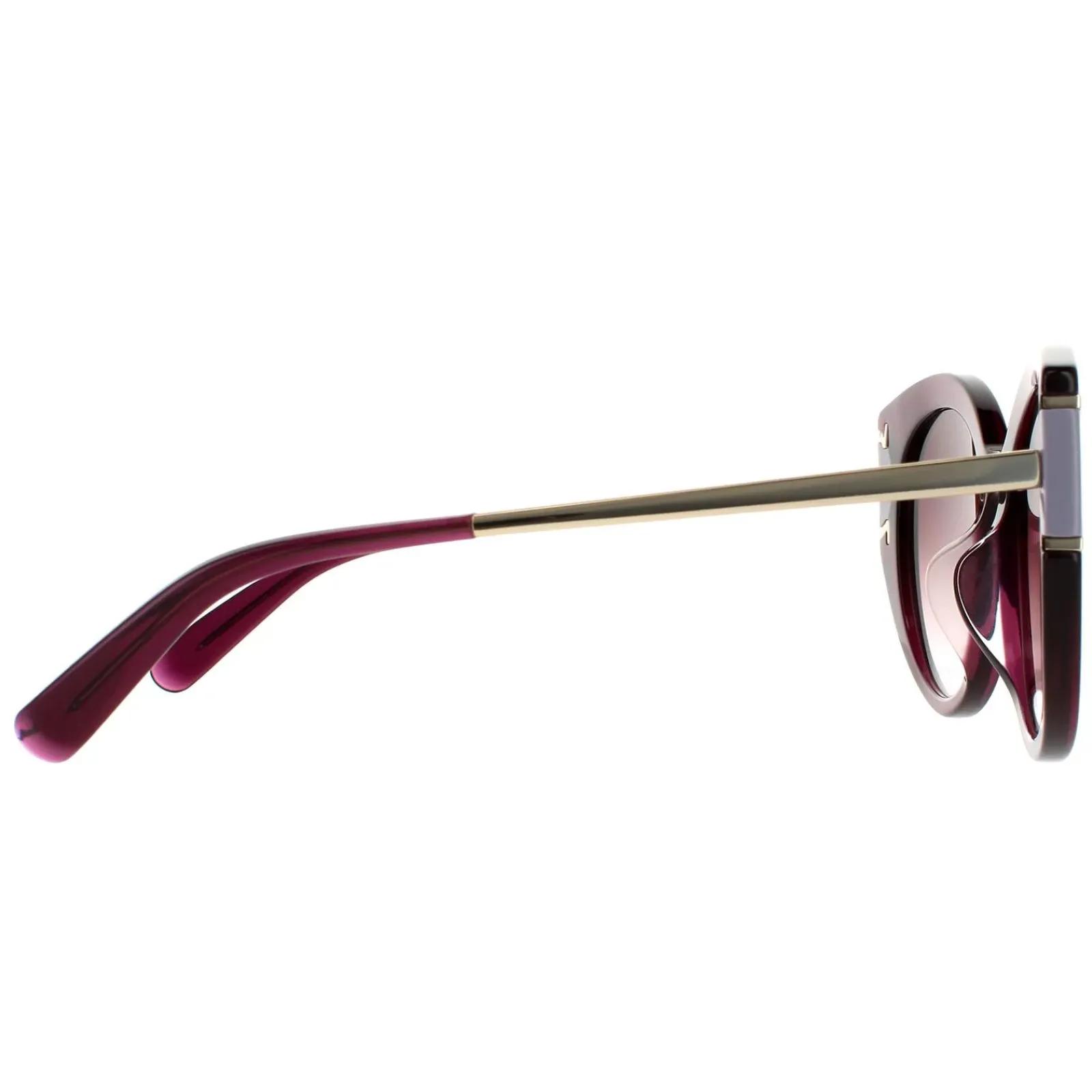 Salvatore Ferragamo Cat-Eye^Sunglasses SF840SA 500 Violet Brown Wine Gradient