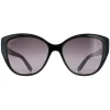 Salvatore Ferragamo Cat-Eye^Sunglasses SF912S 001 Black with Flower Print Grey