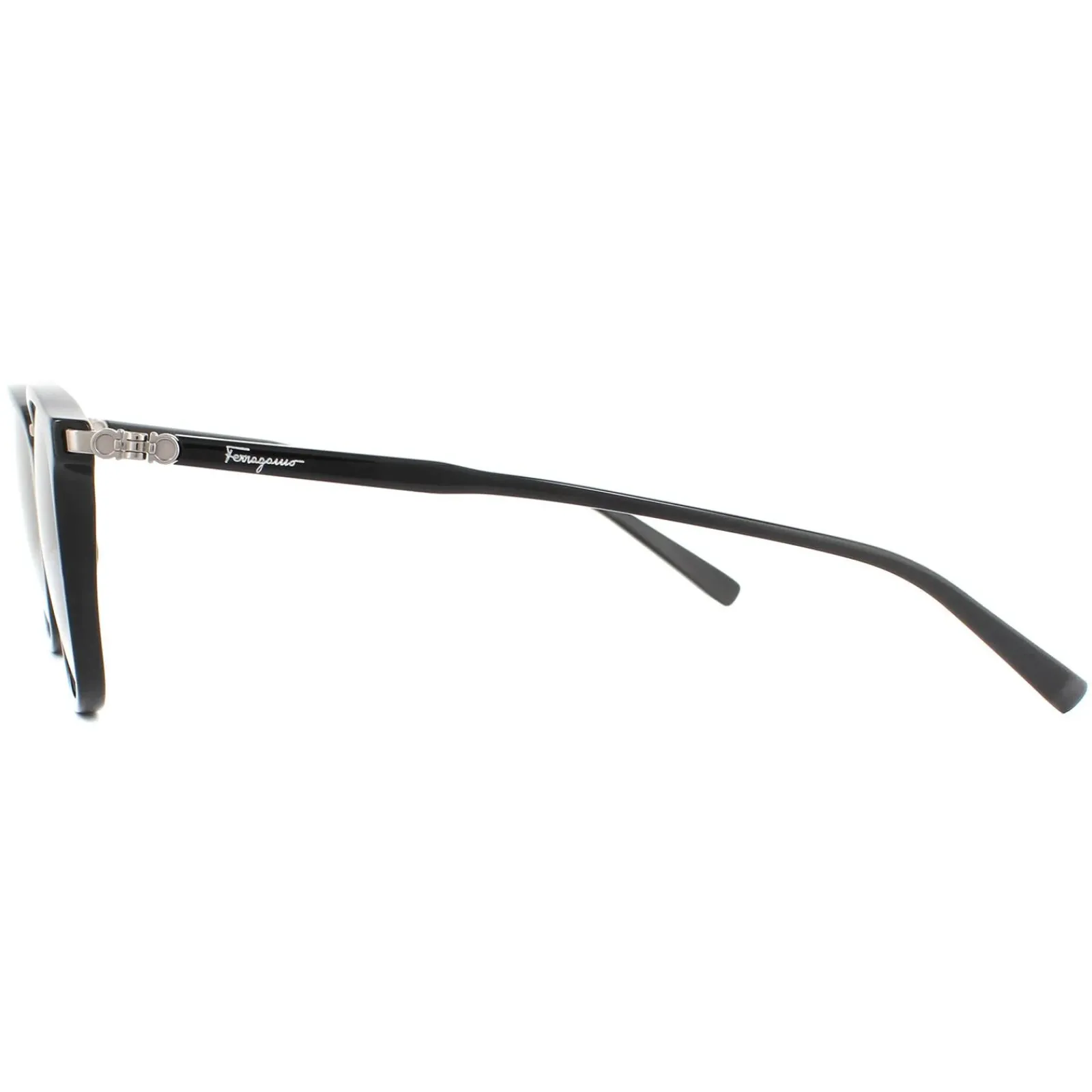 Salvatore Ferragamo Square^Sunglasses SF910S 001 Black Brown