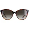 Salvatore Ferragamo Cat-Eye^Sunglasses SF1073S 240 Tortoise Grey Gradient