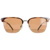 Salvatore Ferragamo Rectangle^Sunglasses SF227S 085 Light Ruthenium Tortoise Bro