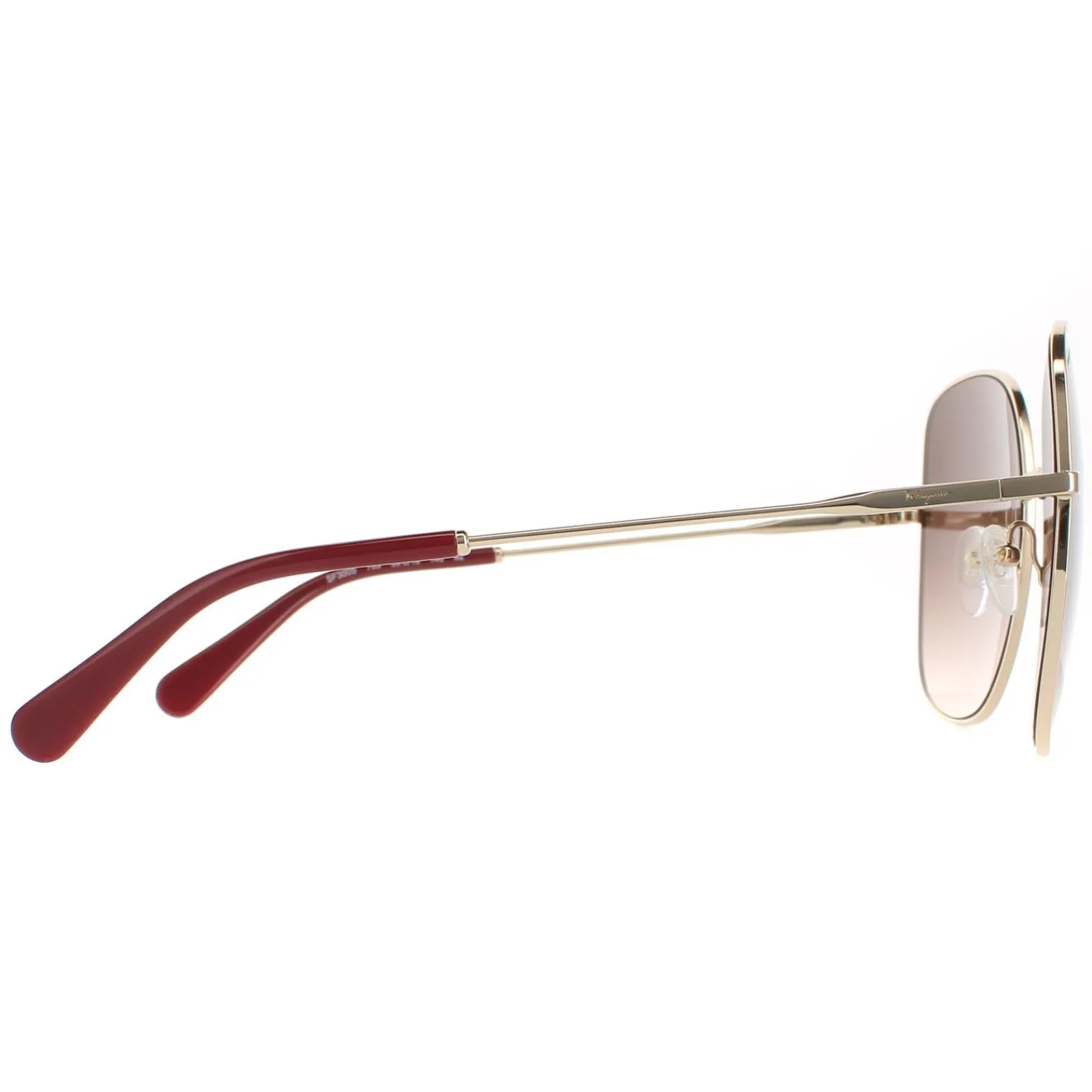 Salvatore Ferragamo Square^Sunglasses SF300S 703 Gold Brown Gradient