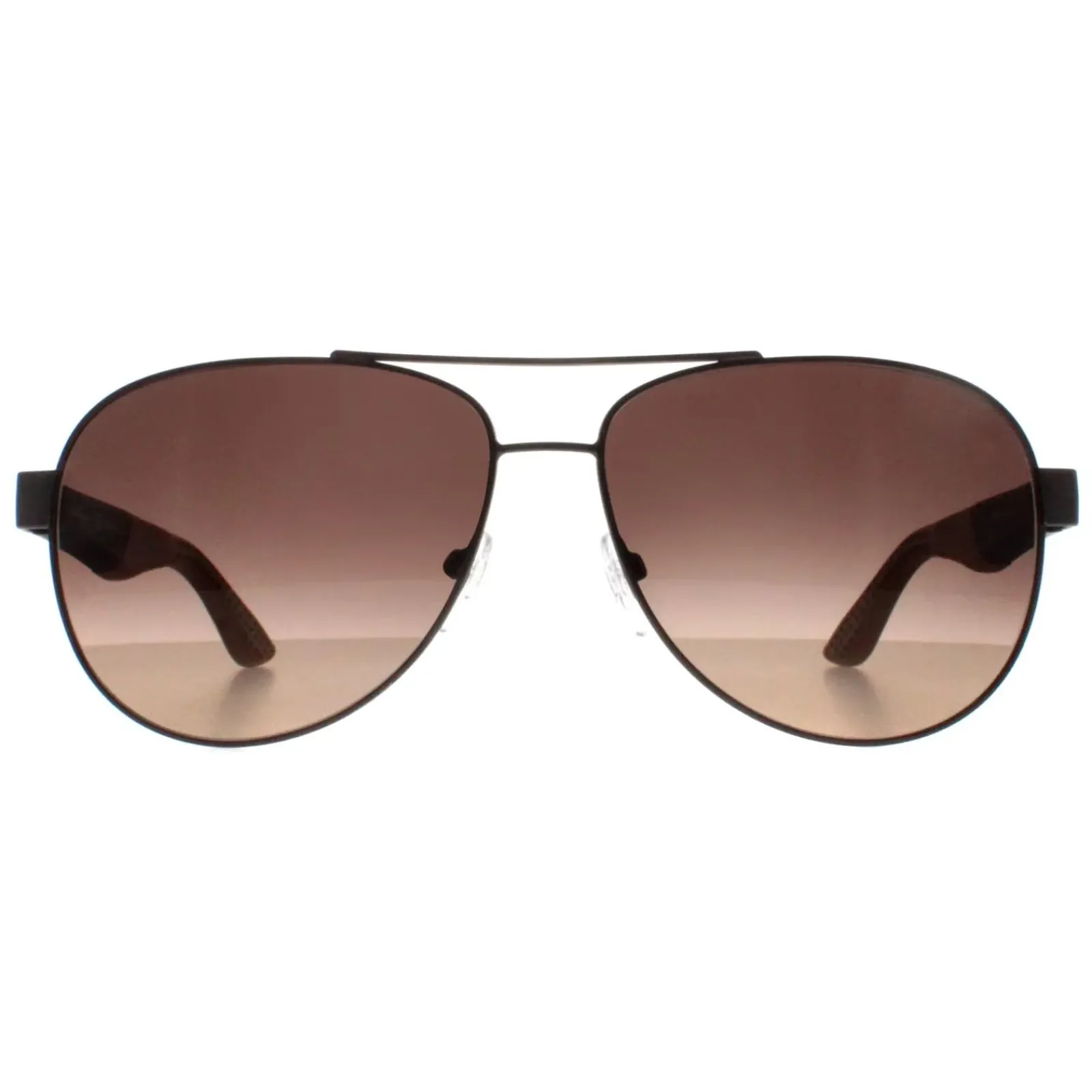Salvatore Ferragamo Aviator^Sunglasses SF275S 071 Matte Dark Ruthenium Grey Br