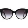 Salvatore Ferragamo Cat-Eye^Sunglasses SF1061S 001 Black Grey Gradient
