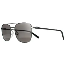 Salvatore Ferragamo Aviator^Sunglasses SF158S 015 Dark Gunmetal Smoke Grey