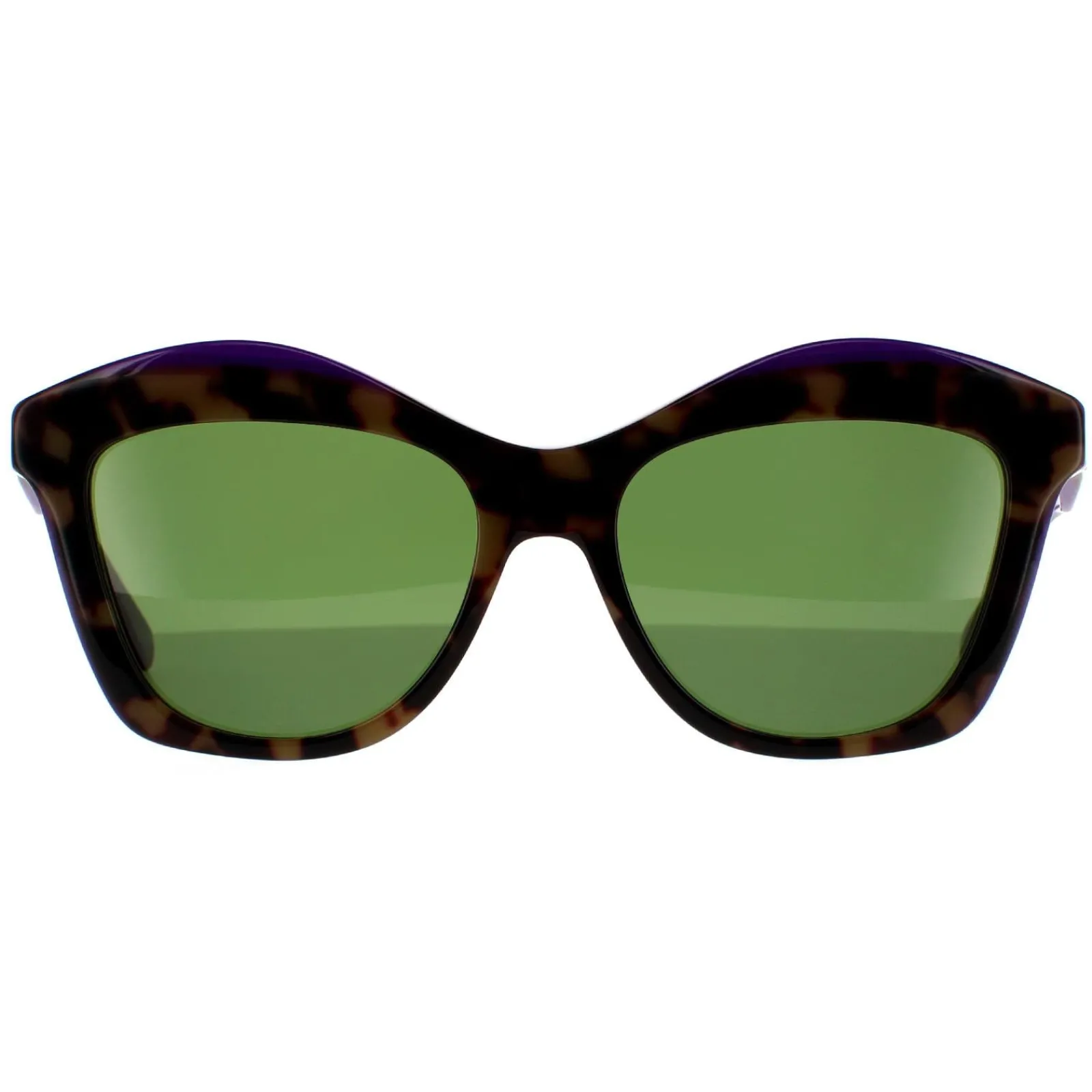 Salvatore Ferragamo Square^Sunglasses SF941S 227 Havana Vintage Violet Green