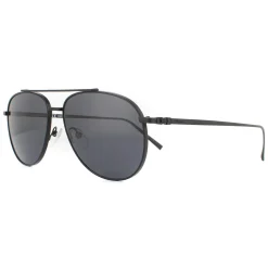 Salvatore Ferragamo Aviator|Aviator^Sunglasses SF201S 002 Matte Black Grey