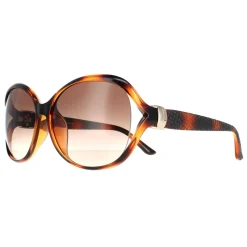 Salvatore Ferragamo Oval^Sunglasses SF770SA 214 Tortoise Brown Gradient