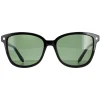Salvatore Ferragamo Square^Sunglasses SF815S 001 Black Green