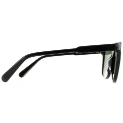Salvatore Ferragamo Square^Sunglasses SF815S 001 Black Green