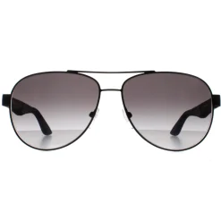 Salvatore Ferragamo Aviator^Sunglasses SF275S 002 Matte Black Grey Gradient