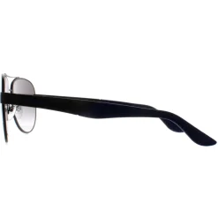 Salvatore Ferragamo Aviator^Sunglasses SF275S 002 Matte Black Grey Gradient