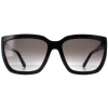 Salvatore Ferragamo Square^Sunglasses SF1018S 001 Black Grey Gradient