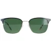 Salvatore Ferragamo Square^Sunglasses SF180S 017 Black With Shiny Gold Tortoi