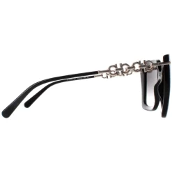 Salvatore Ferragamo Square^Sunglasses SF1041S 001 Black Smoke Gradient