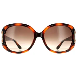 Salvatore Ferragamo Oval^Sunglasses SF668 238 Tortoise Brown Gradient