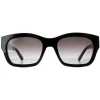 Salvatore Ferragamo Rectangle^Sunglasses SF1012S 001 Black Grey Gradient