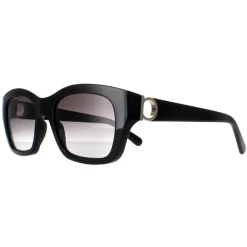 Salvatore Ferragamo Rectangle^Sunglasses SF1012S 001 Black Grey Gradient