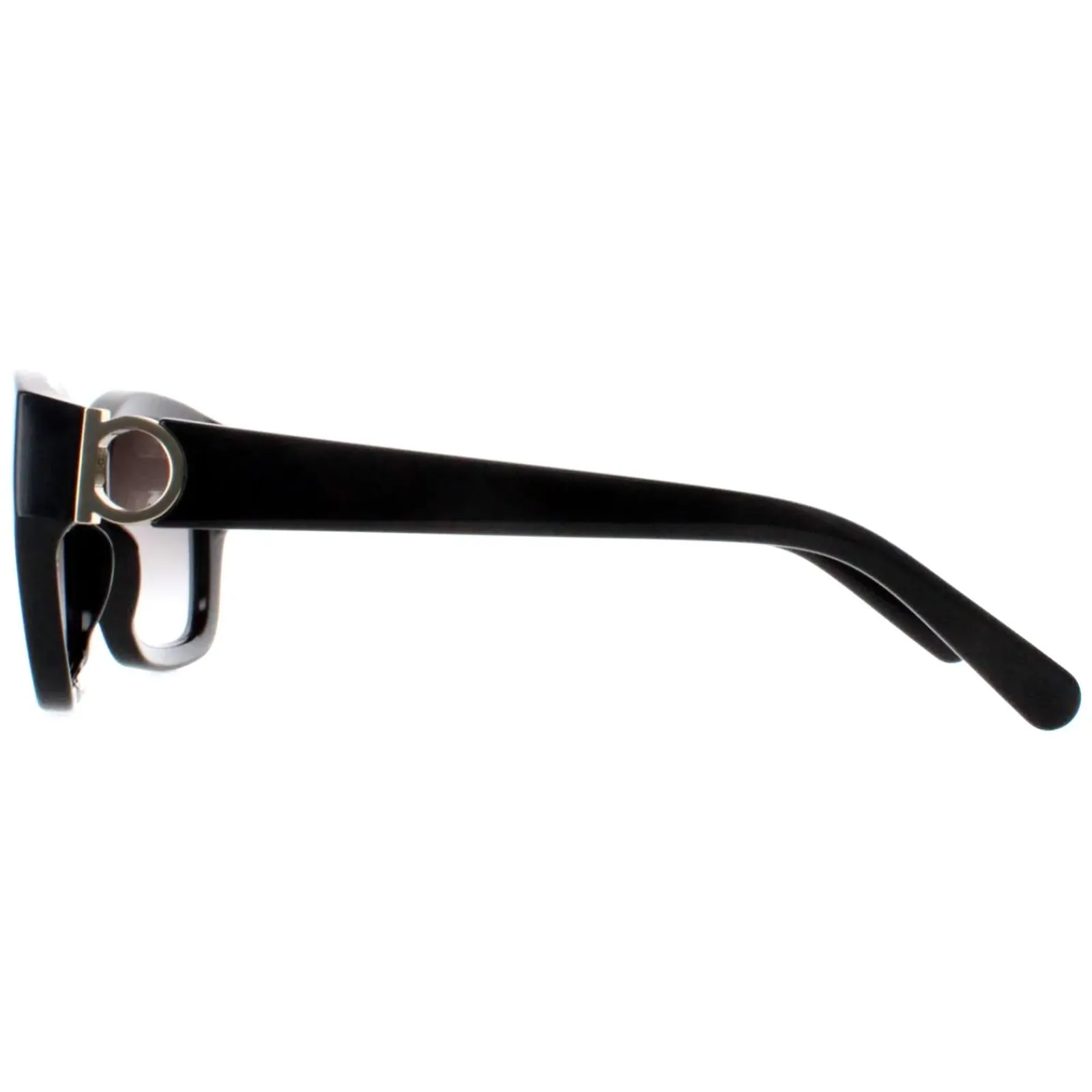 Salvatore Ferragamo Rectangle^Sunglasses SF1012S 001 Black Grey Gradient