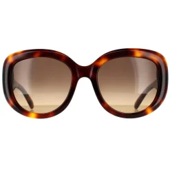 Salvatore Ferragamo Oval^Sunglasses SF727S 214 Tortoise Brown Gradient