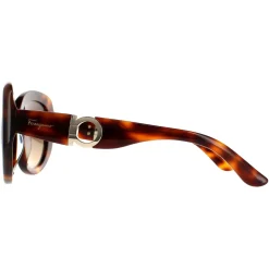 Salvatore Ferragamo Oval^Sunglasses SF727S 214 Tortoise Brown Gradient
