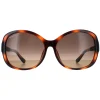 Salvatore Ferragamo Butterfly^Sunglasses SF744SLA 214 Tortoise Brown Gradient
