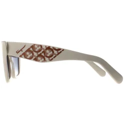 Salvatore Ferragamo Cat-Eye^Sunglasses SF1081SE 103 Ivory Blue Gradient
