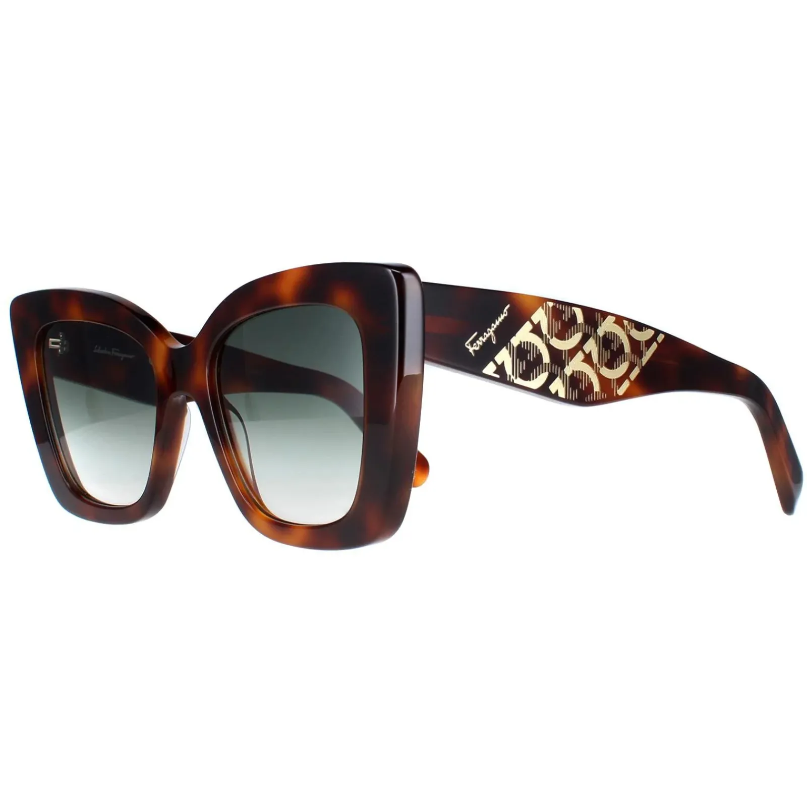 Salvatore Ferragamo Butterfly^Sunglasses SF1023S 214 Tortoise Grey Gradient
