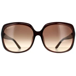 Salvatore Ferragamo Rectangle^Sunglasses SF739SA 210 Brown Brown Gradient