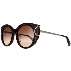 Salvatore Ferragamo Cat-Eye^Sunglasses SF840SA 214 Tortoise Brown Gradient