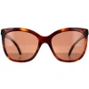 Serengeti Rectangle^Sunglasses Agata 8994 Shiny Tortoise Mineral Polarized Drive