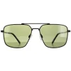 Serengeti Aviator^Sunglasses Aitkin SS554002 Matte Black Saturn Polarized 555n