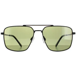 Serengeti Aviator^Sunglasses Aitkin SS554002 Matte Black Saturn Polarized 555n