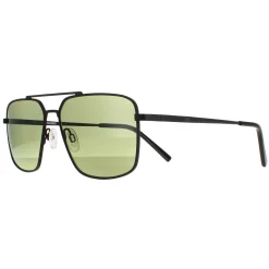 Serengeti Aviator^Sunglasses Aitkin SS554002 Matte Black Saturn Polarized 555n