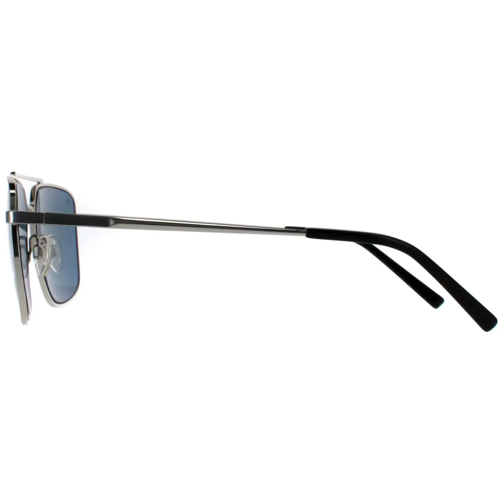 Serengeti Polarised|Aviator^Sunglasses Aitkin SS554003 Shiny Silver Saturn Petrol Blue P