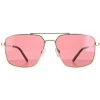Serengeti Aviator^Sunglasses Aitkin SS554005 Shiny Light Gold Saturn Sedona