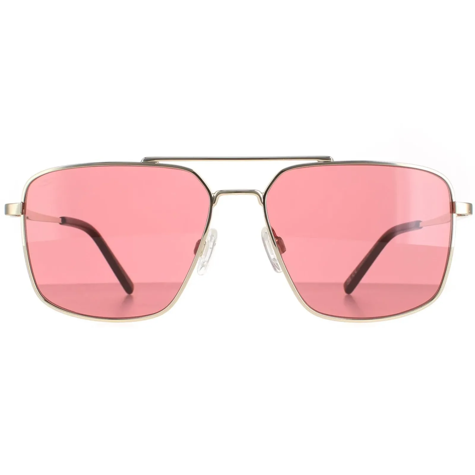 Serengeti Aviator^Sunglasses Aitkin SS554005 Shiny Light Gold Saturn Sedona