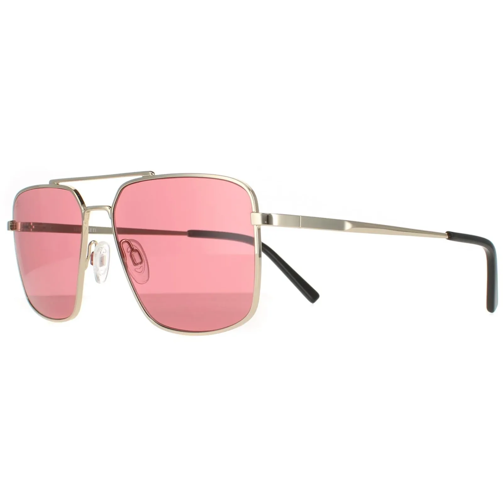Serengeti Aviator^Sunglasses Aitkin SS554005 Shiny Light Gold Saturn Sedona