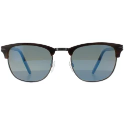 Serengeti Polarised|Round^Sunglasses Alray 8944 Shiny Wood Grain Blue 555nm Polarized