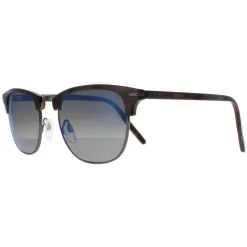 Serengeti Polarised|Round^Sunglasses Alray 8944 Shiny Wood Grain Blue 555nm Polarized