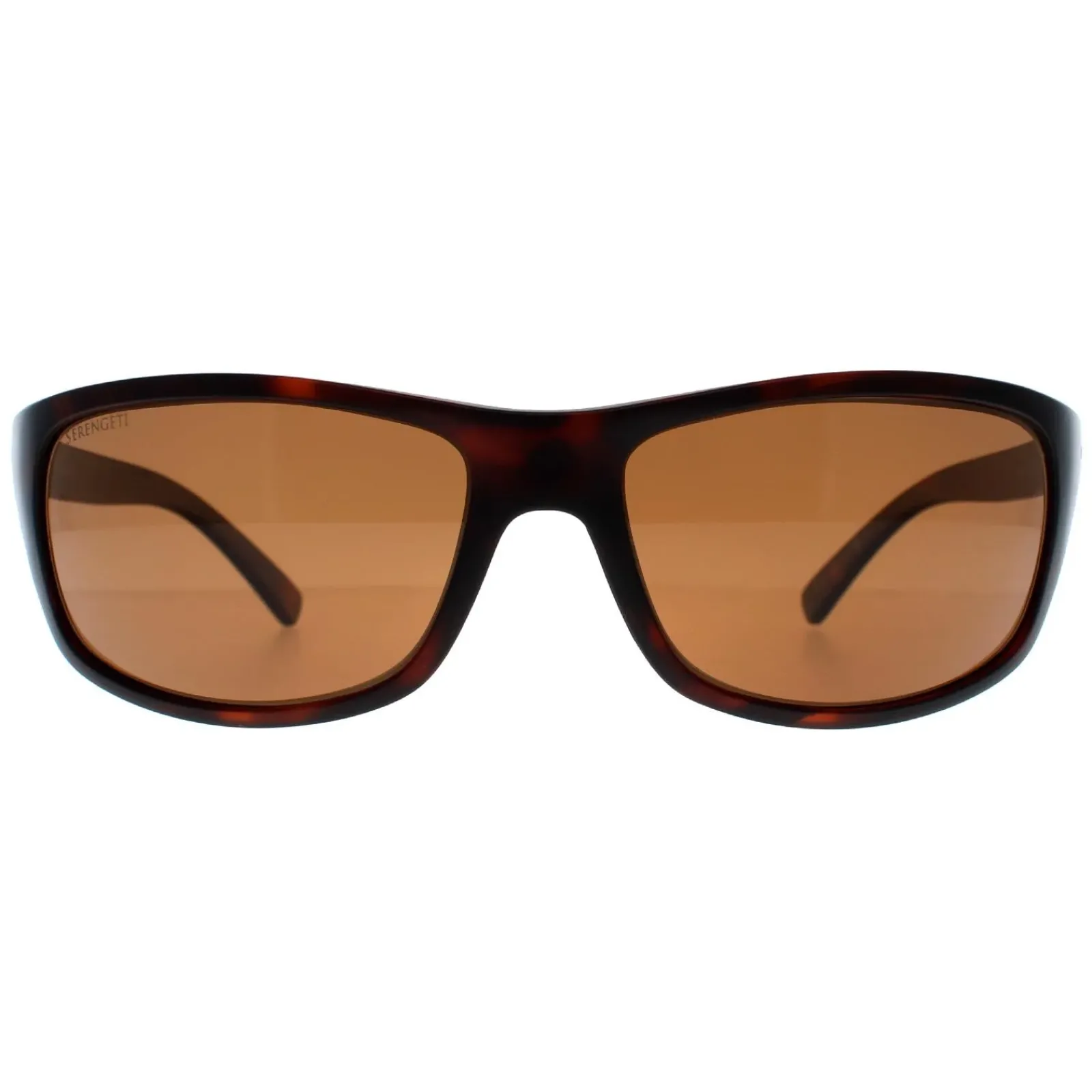 Serengeti Wrap^Sunglasses Bormio 8166 Matte Dark Tortoise PhD 2.0 Polarized