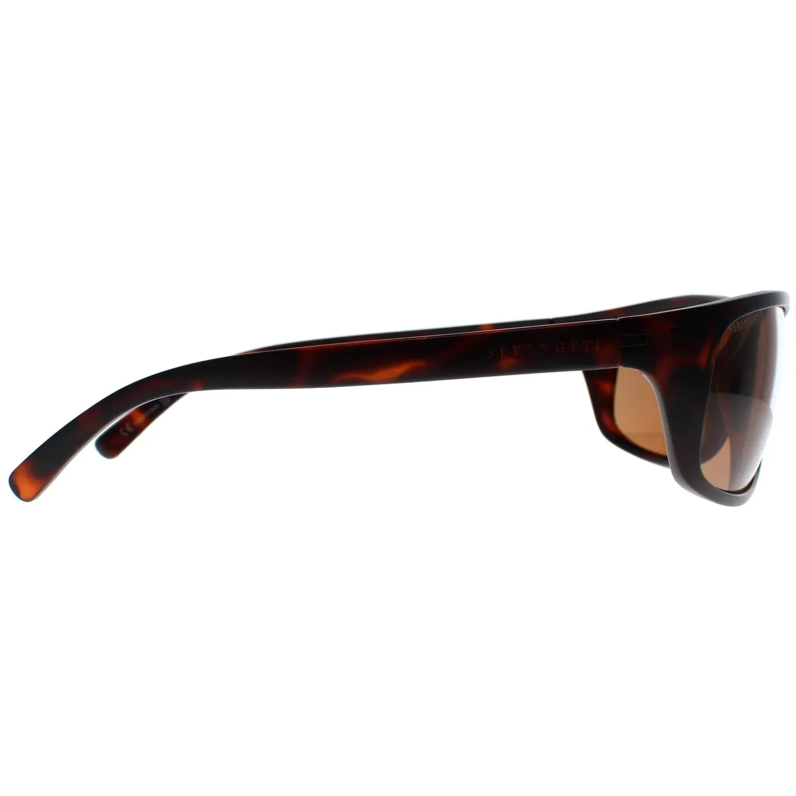 Serengeti Wrap^Sunglasses Bormio 8166 Matte Dark Tortoise PhD 2.0 Polarized