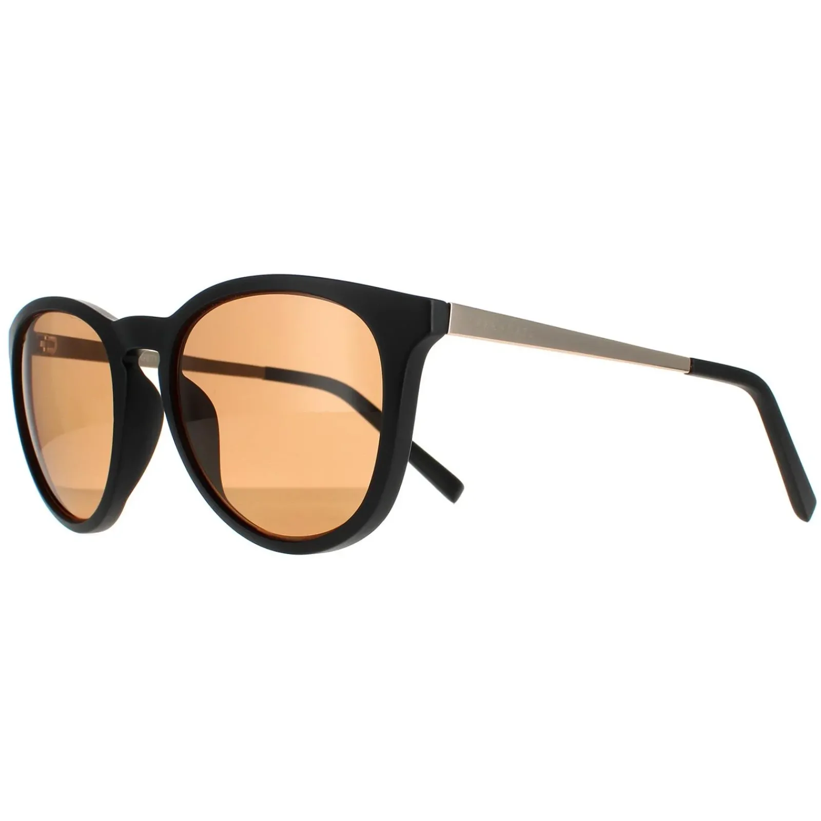 Serengeti Round^Sunglasses Brawley SS556002 Matte Black Saturn Polarized Dri