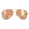 Serengeti Polarised|Aviator^Sunglasses Carrara 8546 Shiny Gold Gold Drivers Mineral Pola