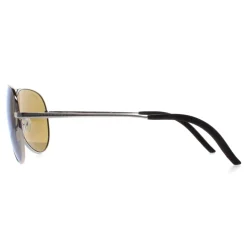 Serengeti Aviator^Sunglasses Carrara 8553 Silver Green Gradient Polarised