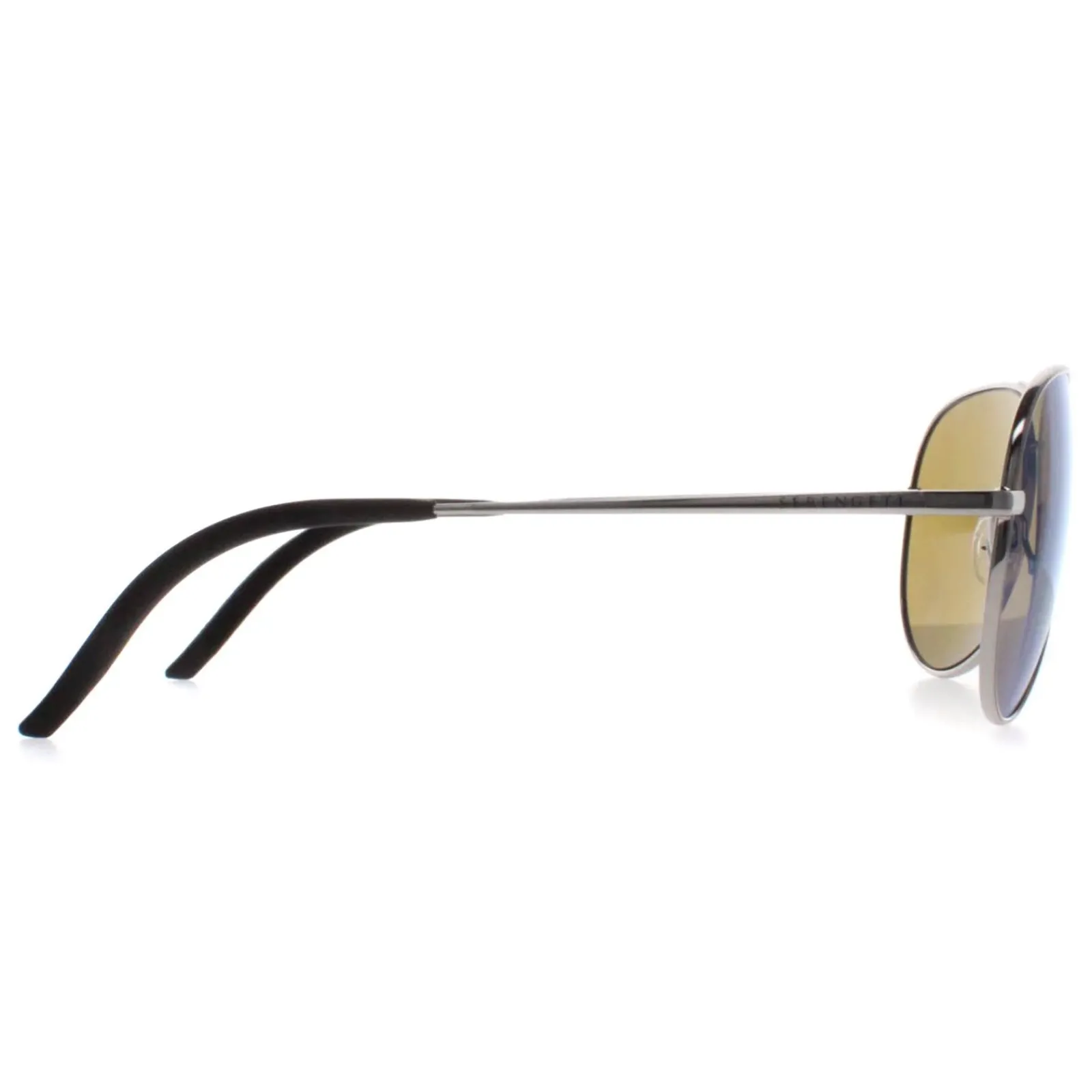 Serengeti Aviator^Sunglasses Carrara 8553 Silver Green Gradient Polarised