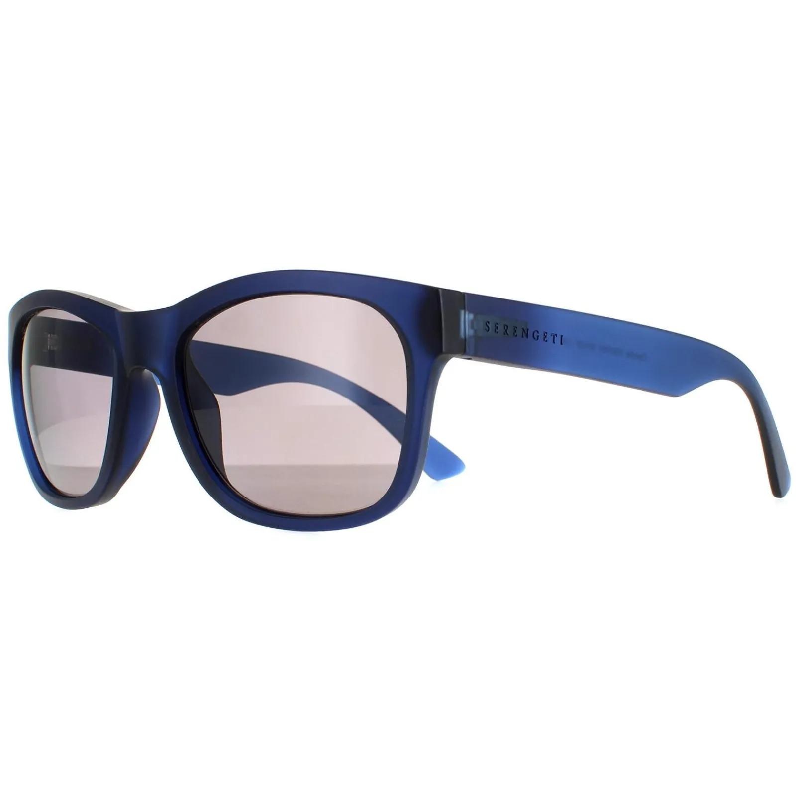 Serengeti Square|Square^Sunglasses Chandler SS557004 Matte Crystal Blue Saturn Polar