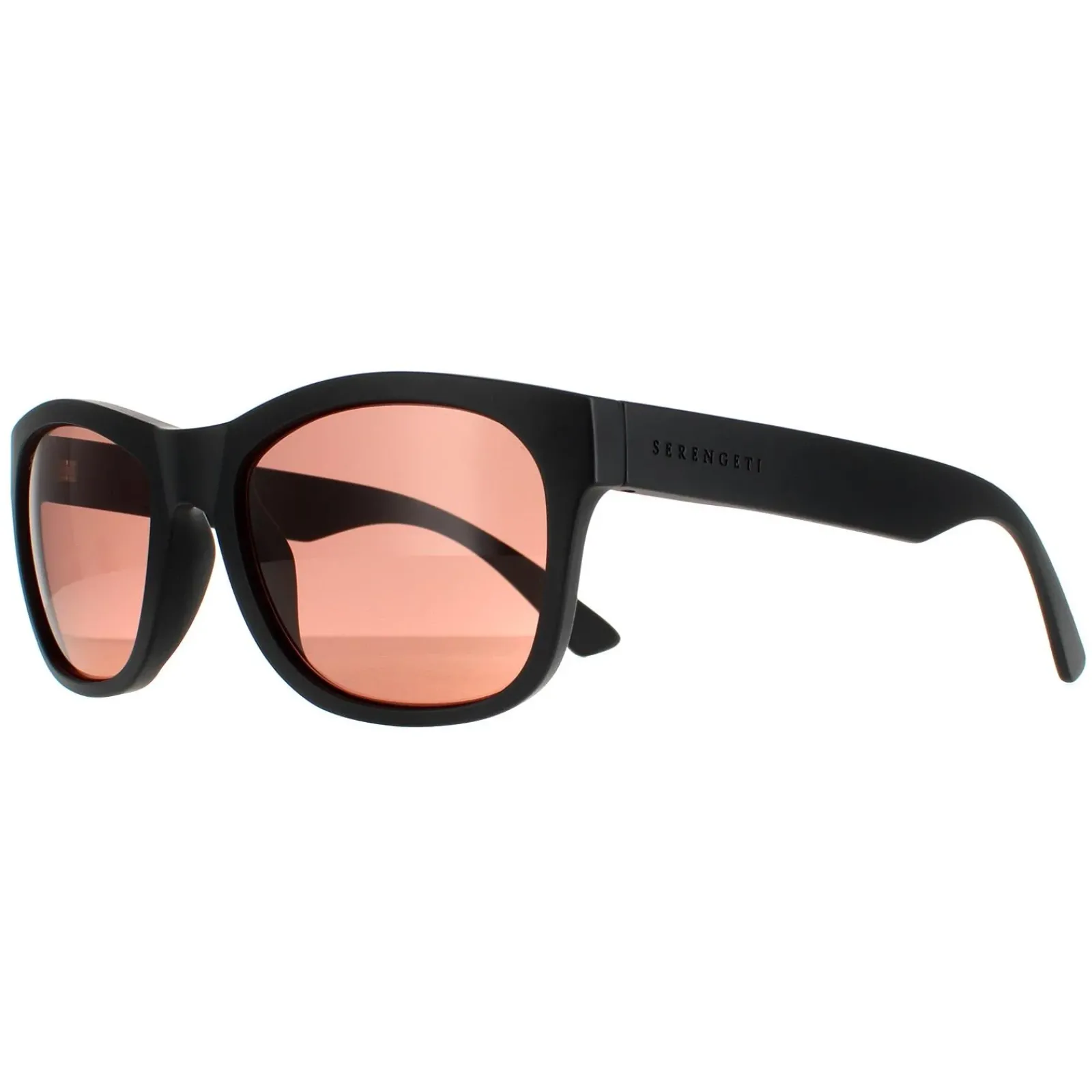 Serengeti Square|Square^Sunglasses Chandler SS557003 Matte Black Saturn Polarized Se